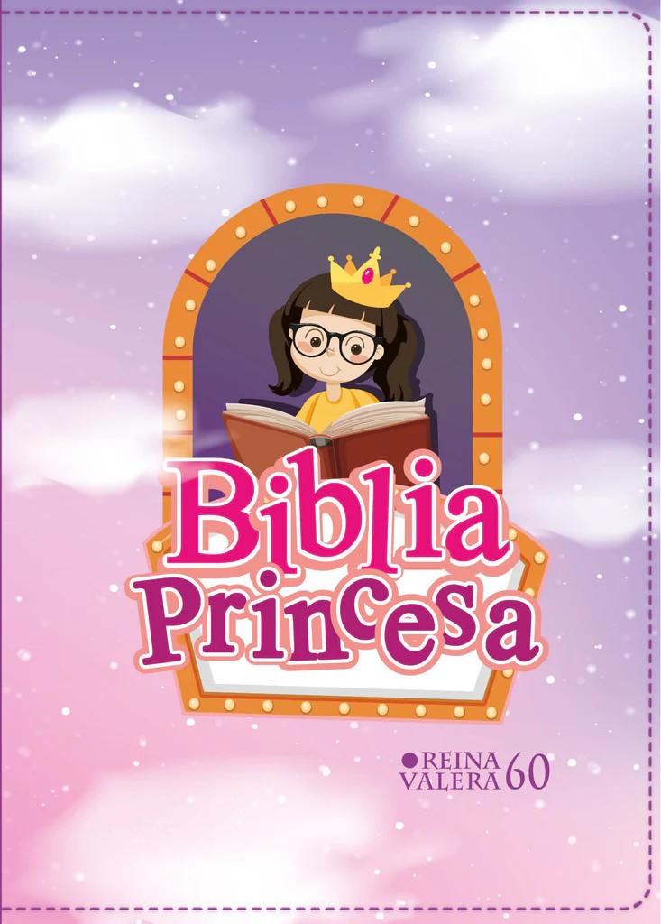 Biblia RVR 1960 Compacta para Niñas Princesa Vinilo con Cierre (Bible RVR 1960 Compact Size Princess Vinyl with Zipper (Spanish Edition) Paperback