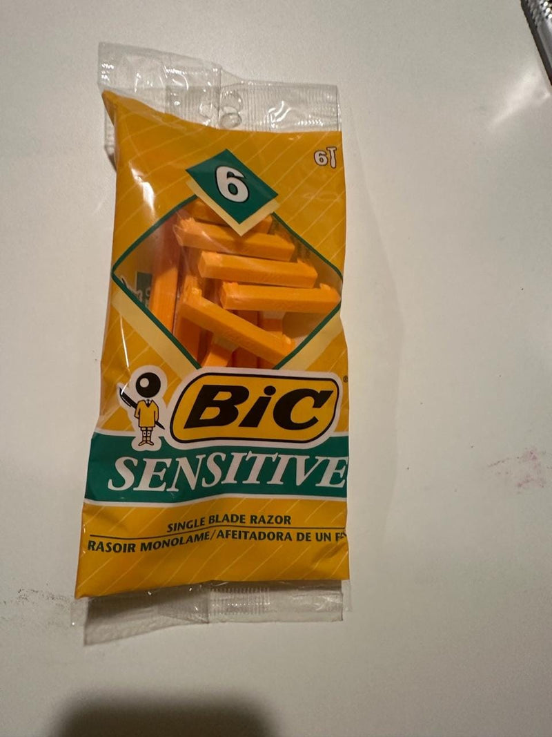 BIC Sensitive Shaver Disposable Razor 6 Pack