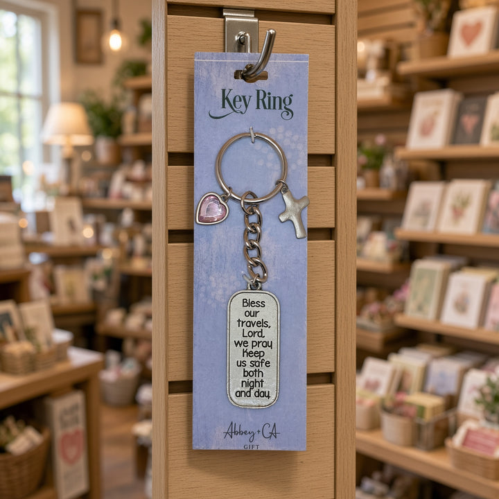 Bless our travels, Lord. We Pray - Keyring