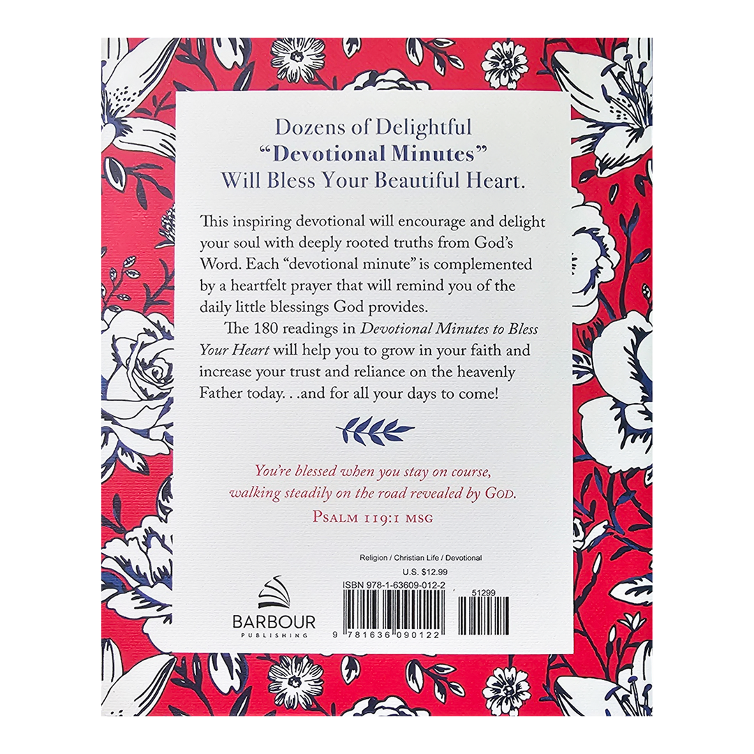 Devotional Minutes to Bless Your Heart Paperback by Parrish &amp; MariLee