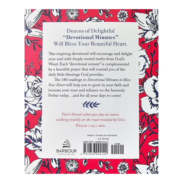 Devotional Minutes to Bless Your Heart Paperback by Parrish &amp; MariLee