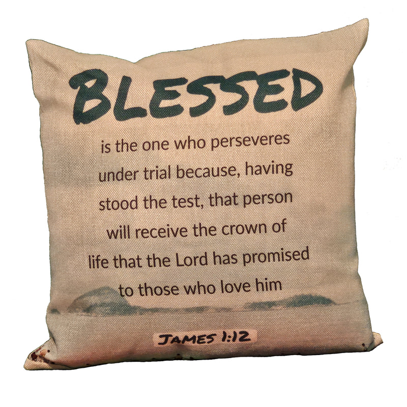 Blessed Square Pillow