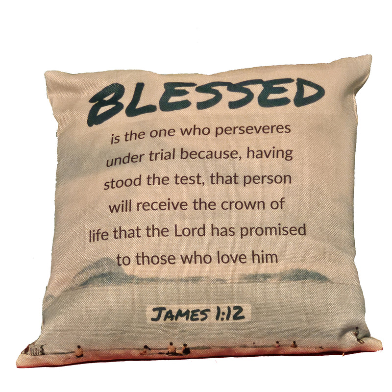 Blessed Square Pillow