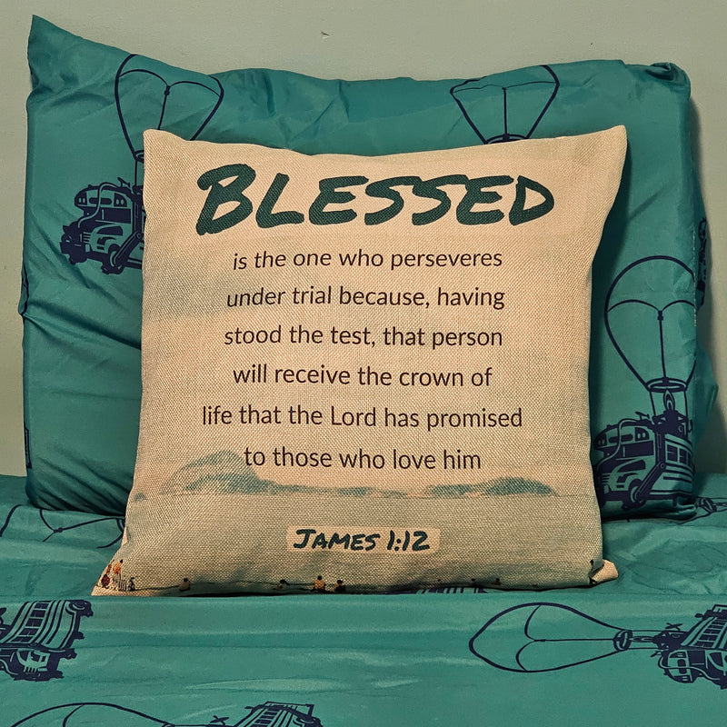 Blessed Square Pillow