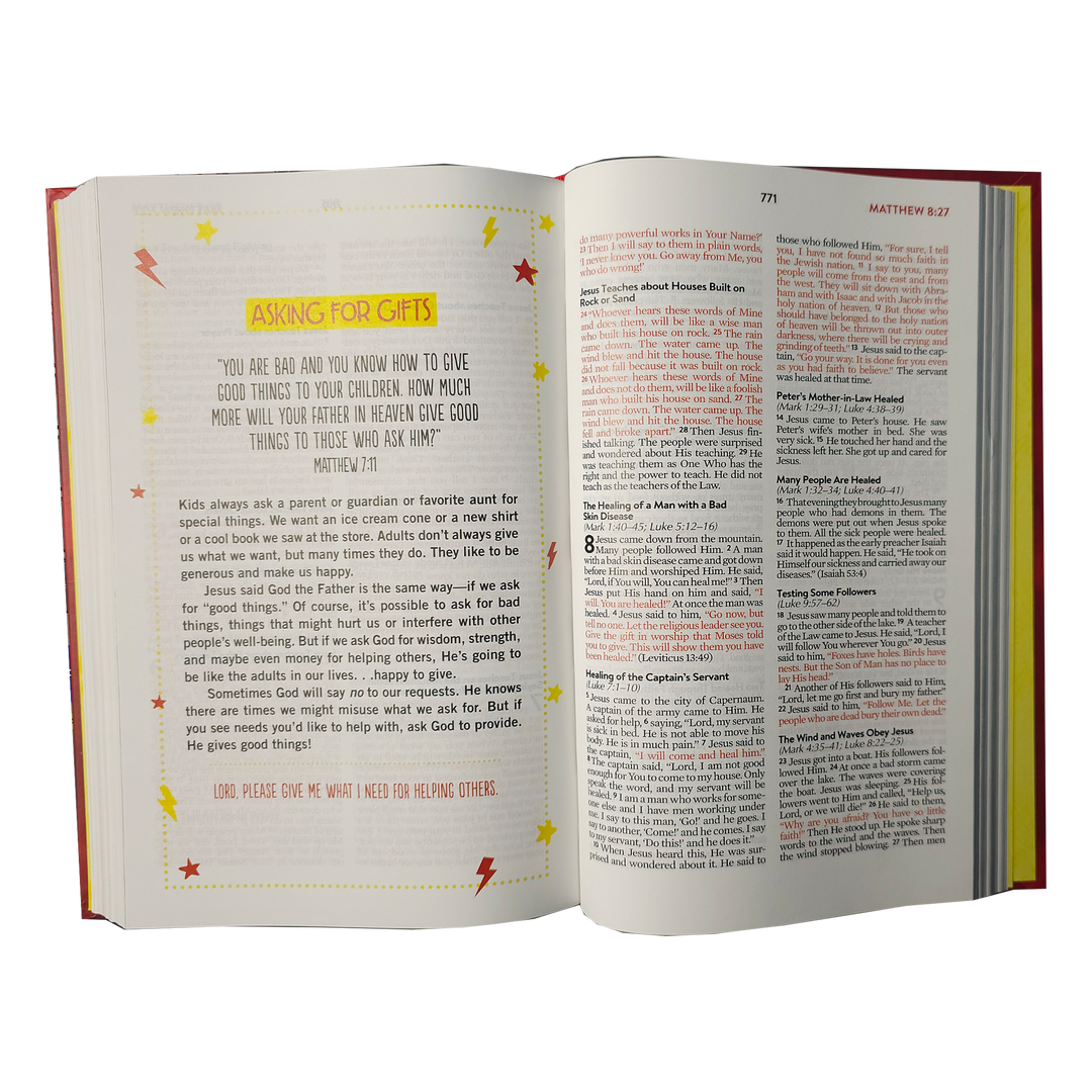 The Brave Boys Devotional Bible: New Life Version Hardcover