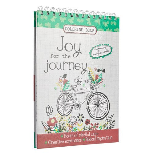 Joy for the Journey Spiral Coloring Book