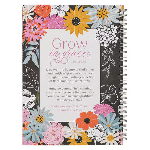 Grow in Grace Spiral Coloring Book - 2 Peter 3:18