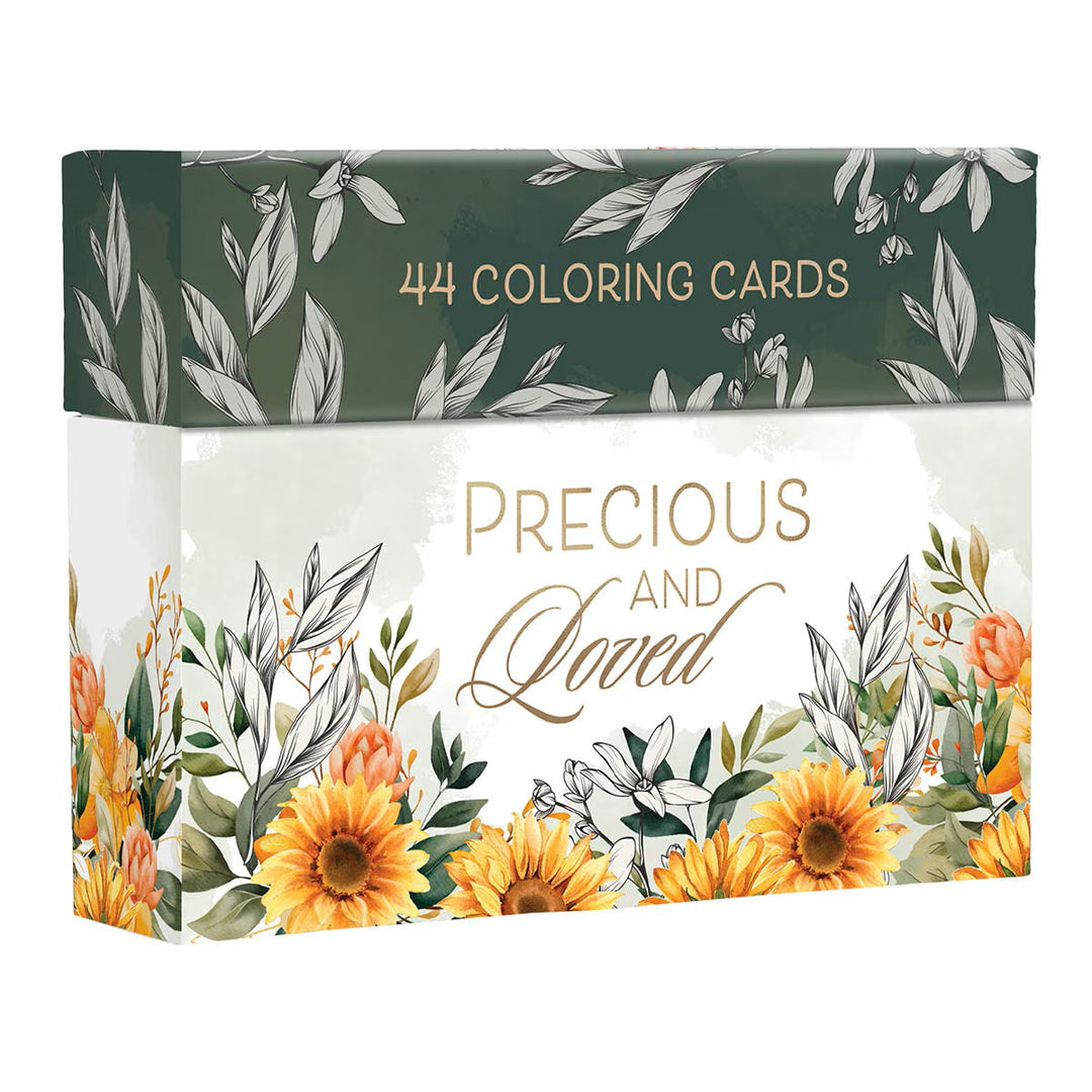 Precious and Loved Boxed Coloring Cards