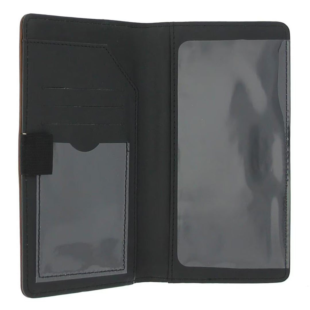 Be Still Purple Faux Leather Checkbook Cover 1 - Psalm 46:10