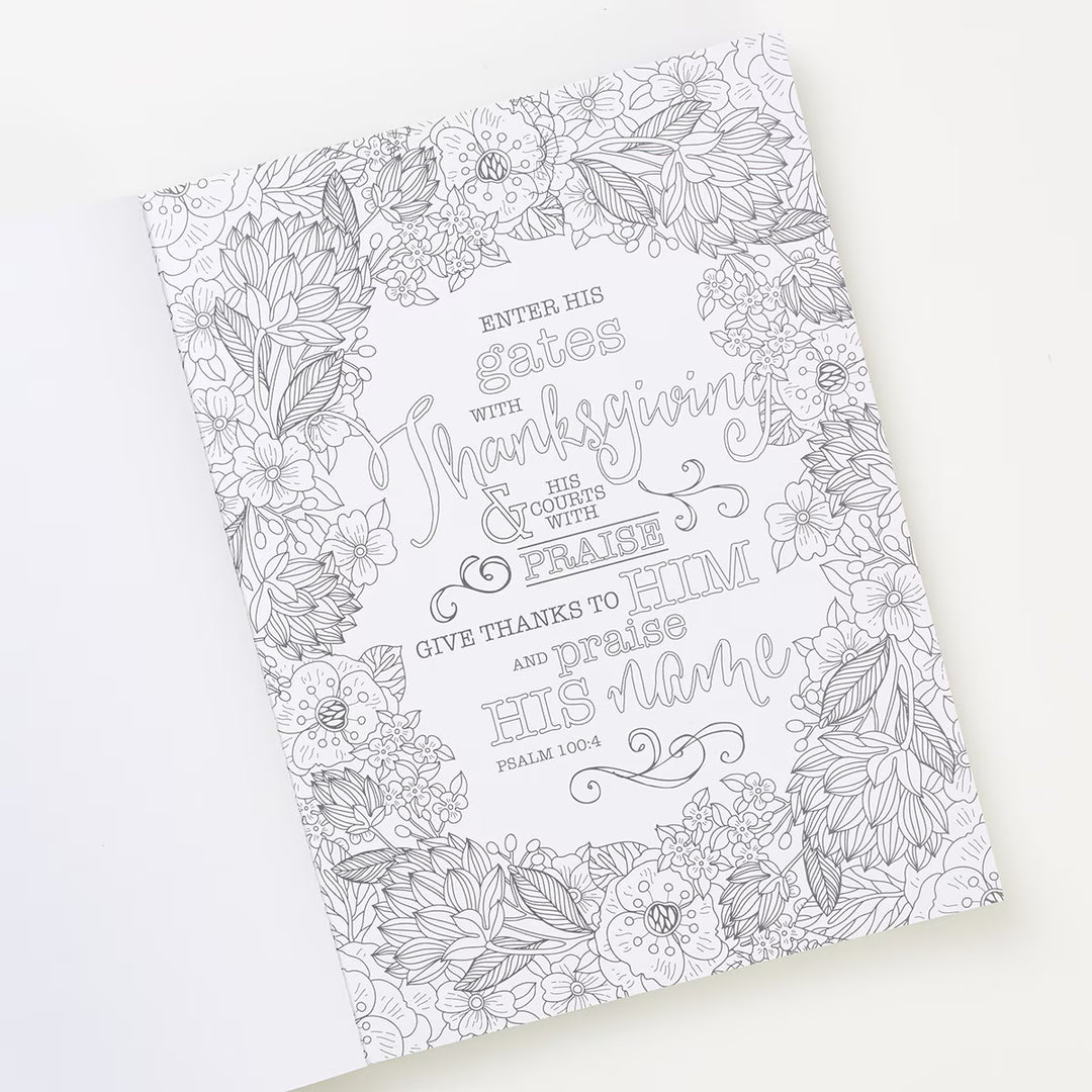 The Psalms in Color Coloring Book