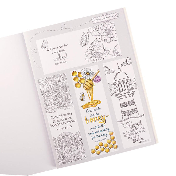 A Garland of Grace Proverbs - Coloring Book