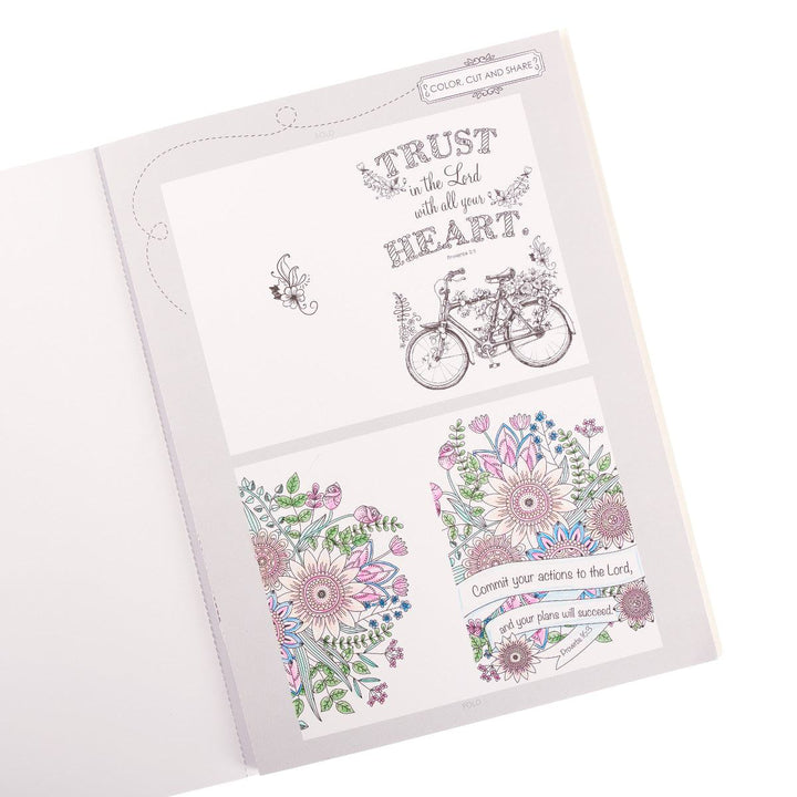 A Garland of Grace Proverbs - Coloring Book