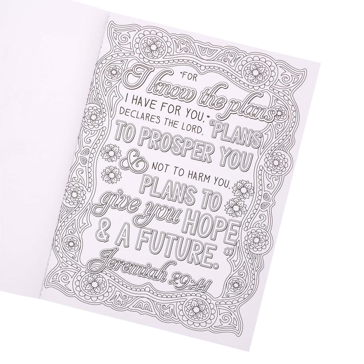 I Know the Plans I Have for You Coloring Book for Adults - Jeremiah 29:11 - Coloring Book