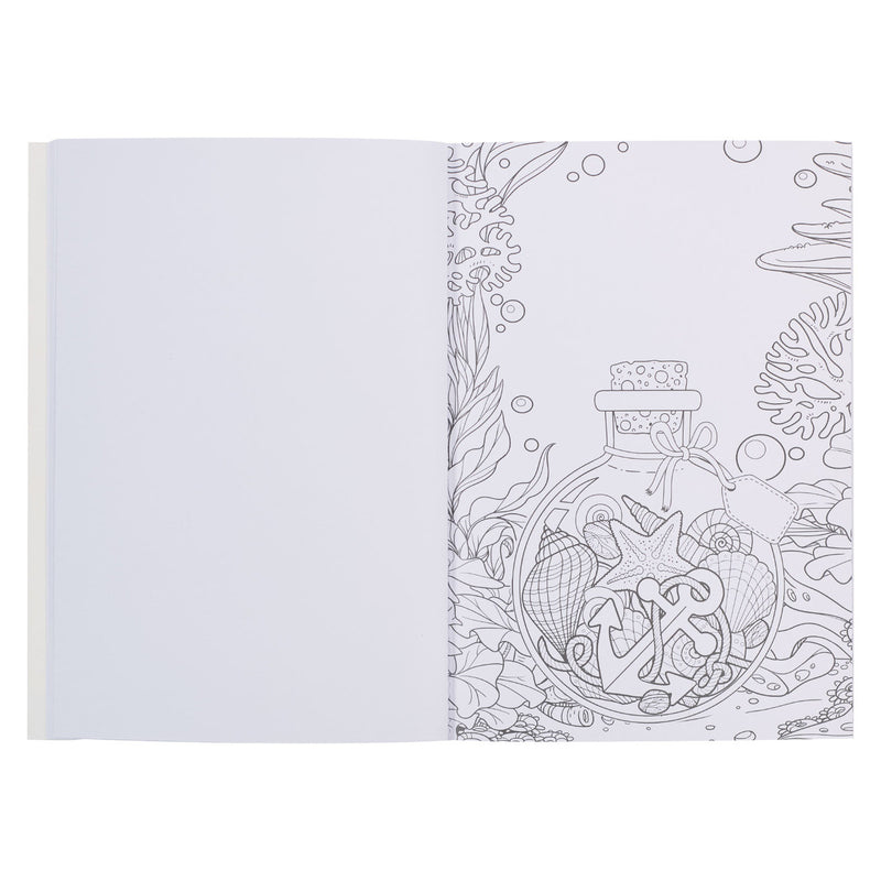 Footprints in the Sand Coloring Book