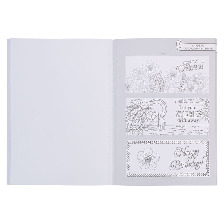 Footprints in the Sand Coloring Book