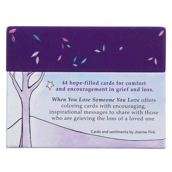 When You Lose Someone You Love Cards To Color And Comfort - Coloring Cards BY JOANNE FINK
