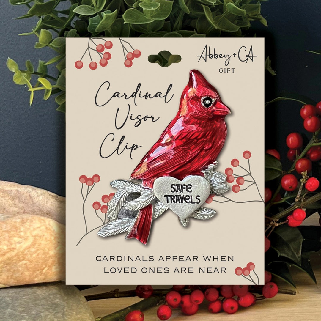 SAFE TRAVELS - Cardinal Visor Clip