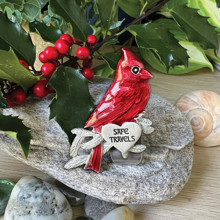 SAFE TRAVELS - Cardinal Visor Clip