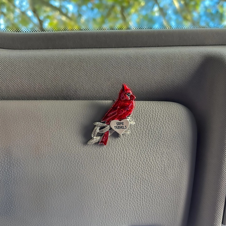SAFE TRAVELS - Cardinal Visor Clip