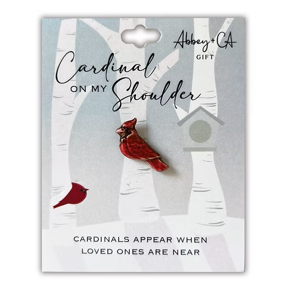 Cardinal Pin - Cardinal on my Shoulder