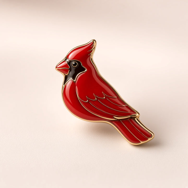 Cardinal Pin - Cardinal on my Shoulder