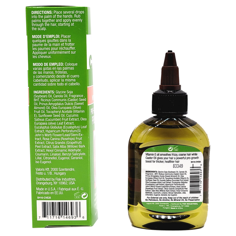 DIFEEL HAIR OIL - Castor Plus Vitamin E Oil 2.5 OZ