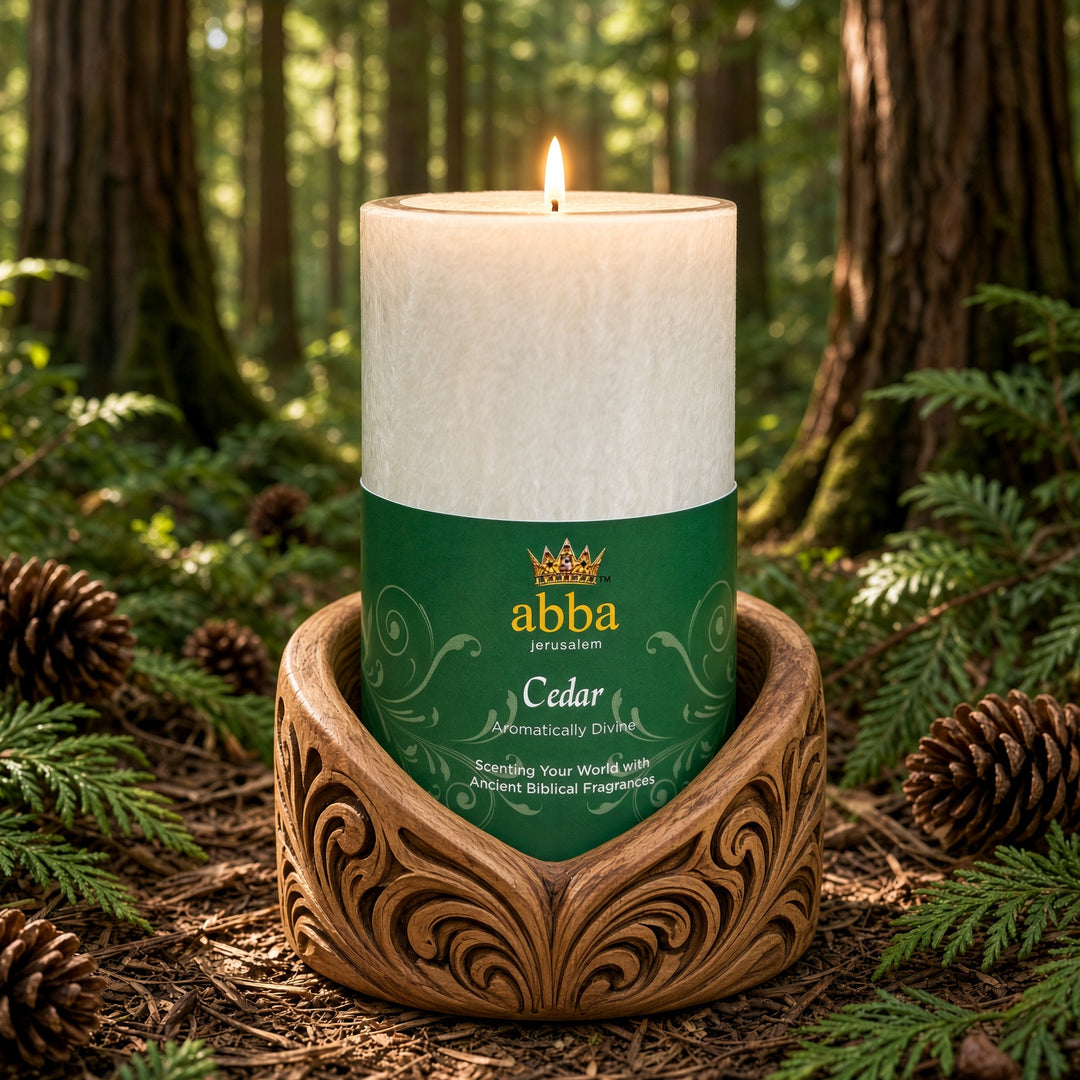 Cedar Pillar Candle
