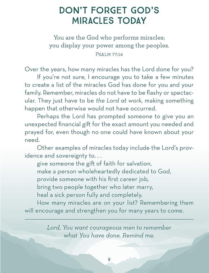 Choose Courage: 3-Minute Devotions for Men Paperback by David Sanford