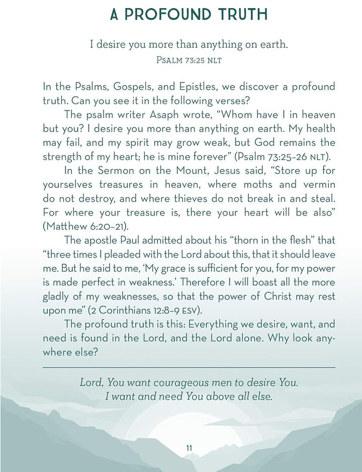 Choose Courage: 3-Minute Devotions for Men Paperback by David Sanford