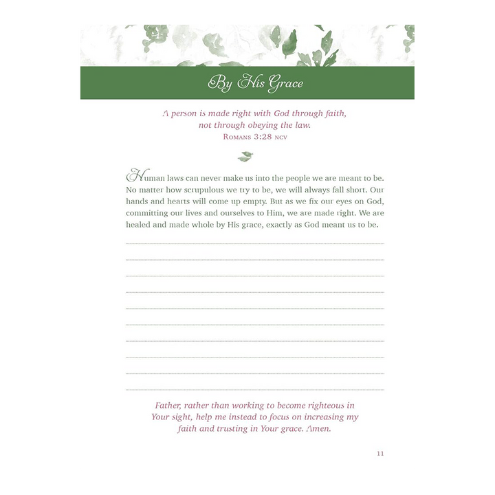 Choose Grace: 3-Minute Devotions for Women Journal Spiral-bound Compiled by Barbour Staff