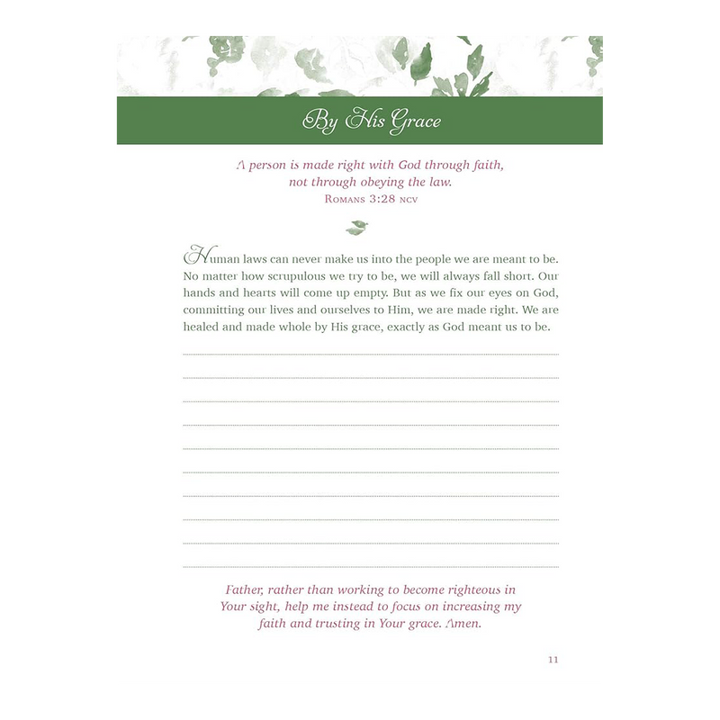 Choose Grace: 3-Minute Devotions for Women Journal Spiral-bound Compiled by Barbour Staff