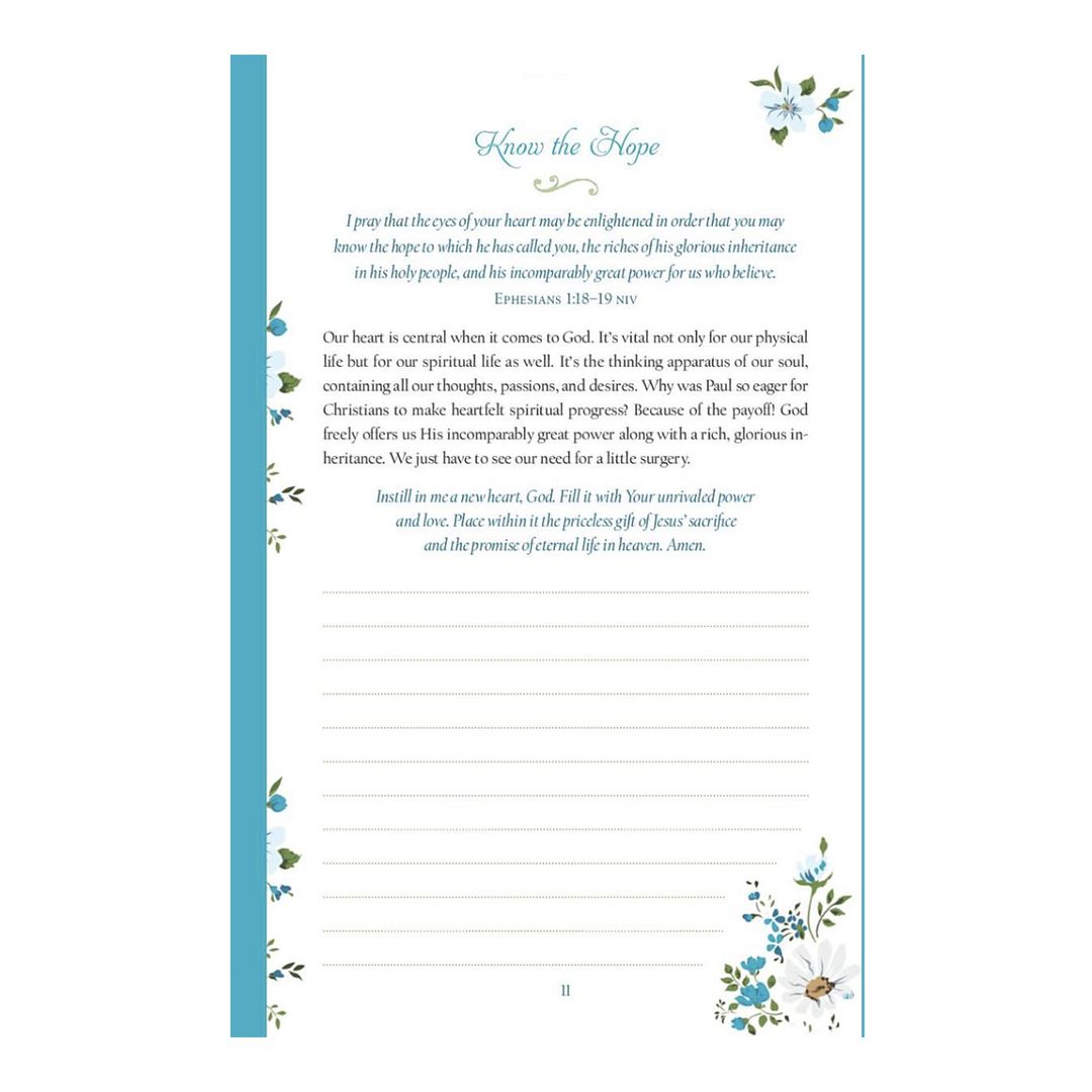 Choose Hope: 3-Minute Devotions for Women Journal Paperback Compiled by Barbour Staff (
