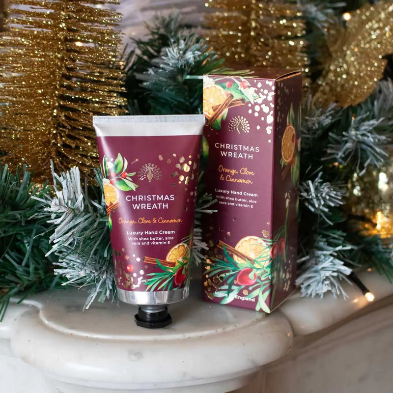Christmas Tidings Christmas Wreath Hand Cream