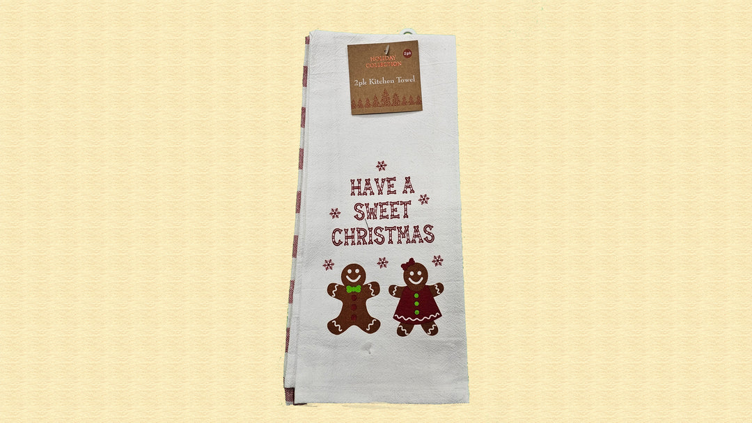 Have A Sweet Christmas Towels 2 Pack Set