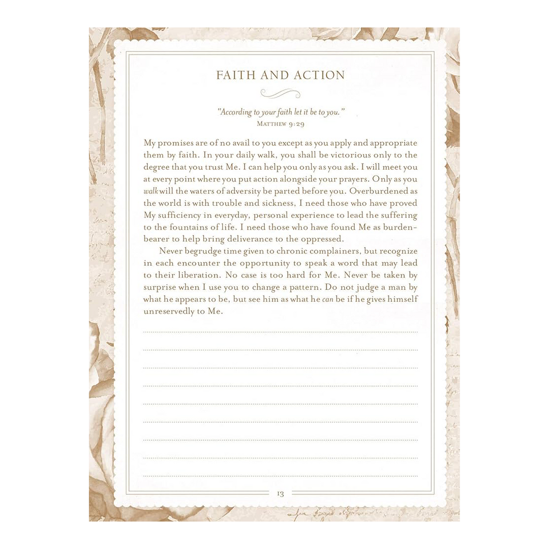 Come Away My Beloved Devotional Journal Paperback by Frances J. Roberts