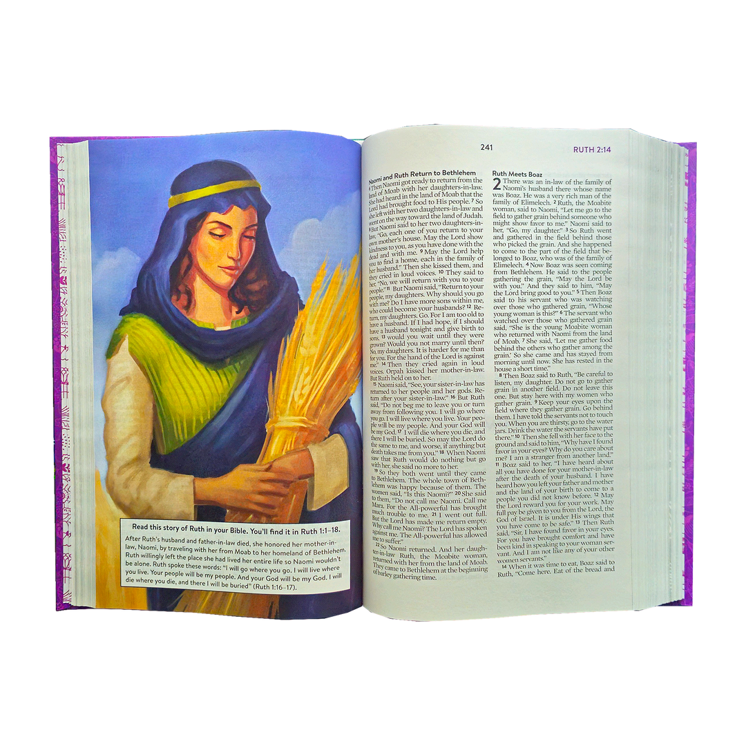 The Courageous Girls Devotional Bible: New Life Version Hardcover
