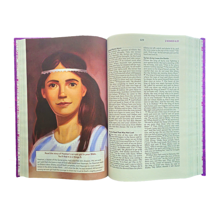 The Courageous Girls Devotional Bible: New Life Version Hardcover
