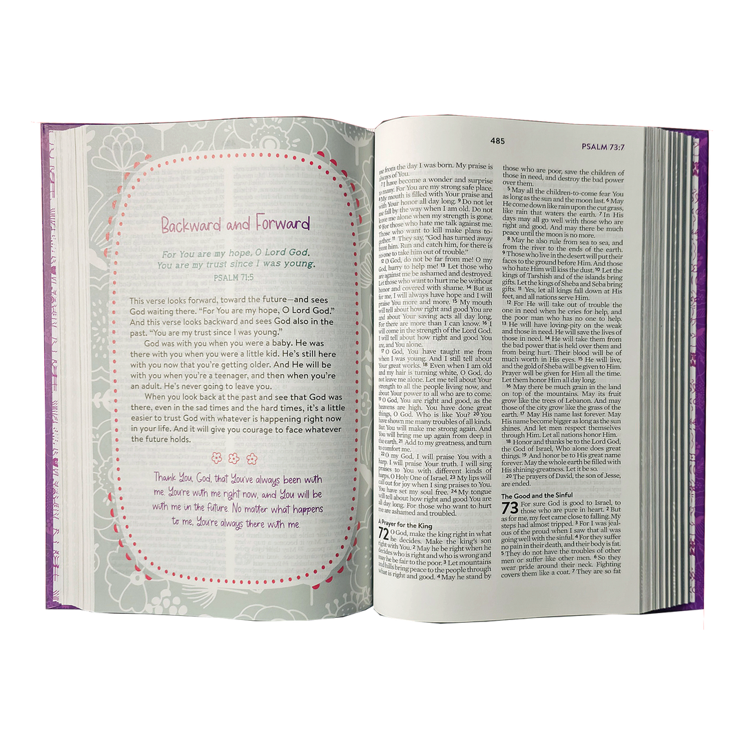 The Courageous Girls Devotional Bible: New Life Version Hardcover