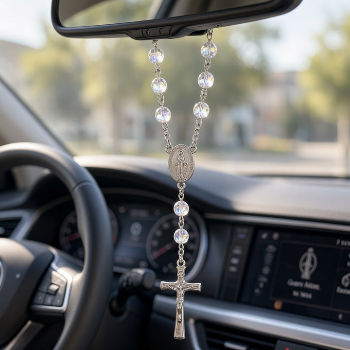 Crystal Bead - Car Rosary