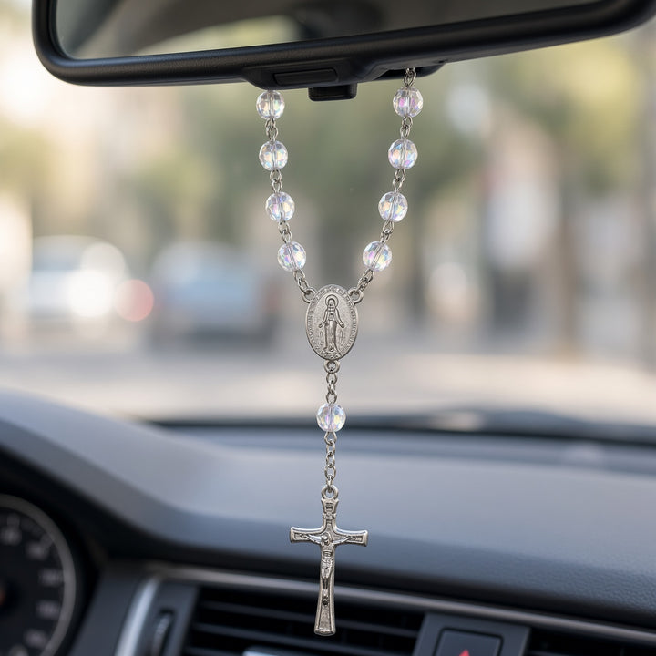 Crystal Bead - Car Rosary
