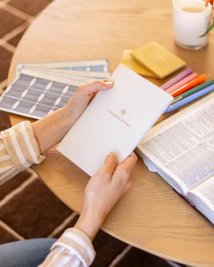 Church Notes Journal with Mini Bible Journaling Kit