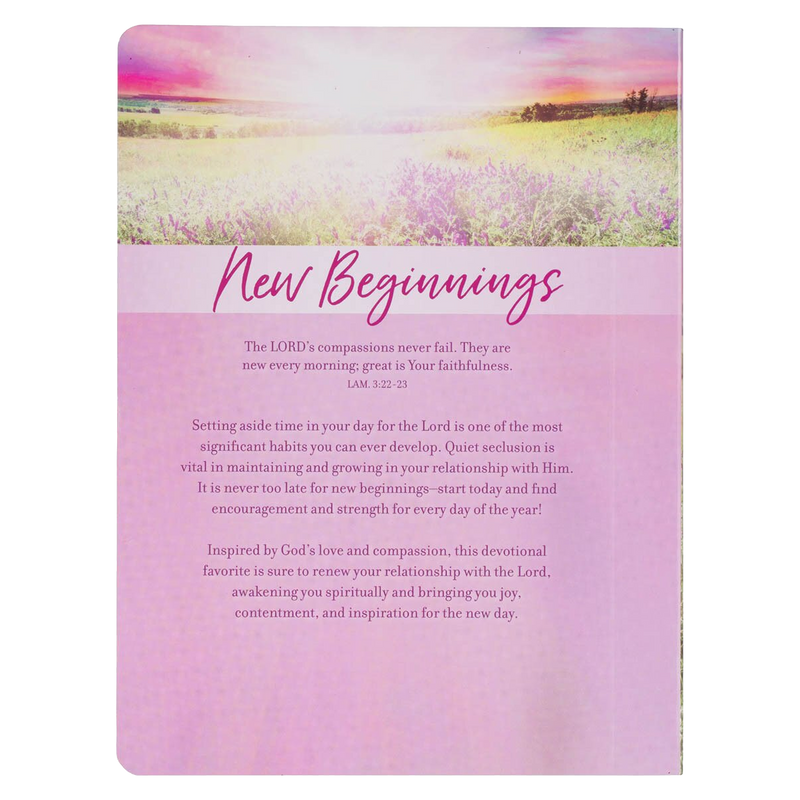 New Beginnings New Beginnings Pink Sunshine Field Softcover Devotional Softcover Devotional