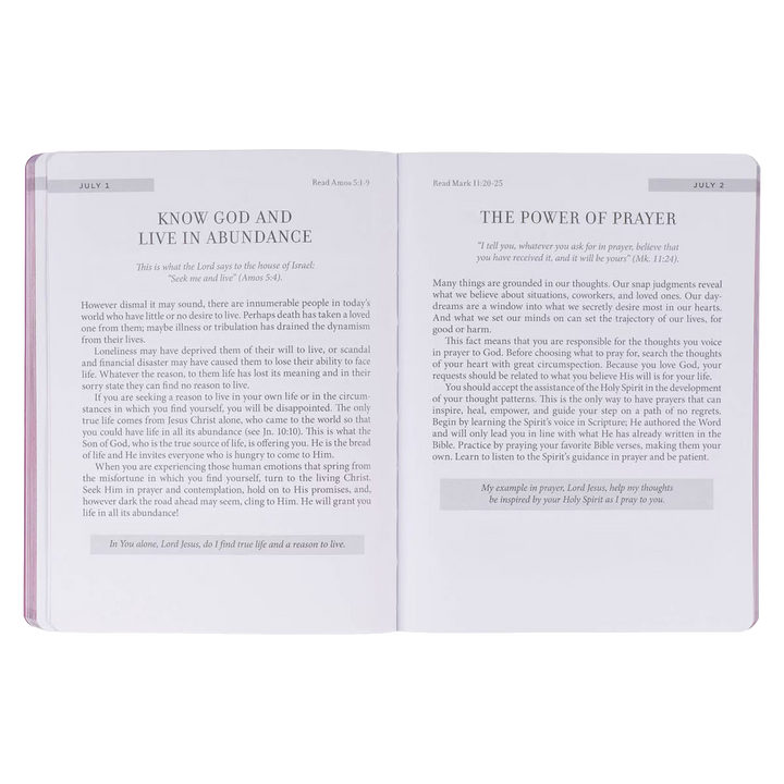 New Beginnings New Beginnings Pink Sunshine Field Softcover Devotional Softcover Devotional