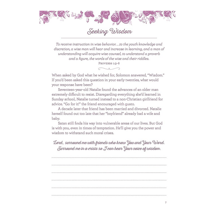 Daily Wisdom: 3-Minute Devotions for Women Journal Spiral-bound Compiled by Barbour Staff