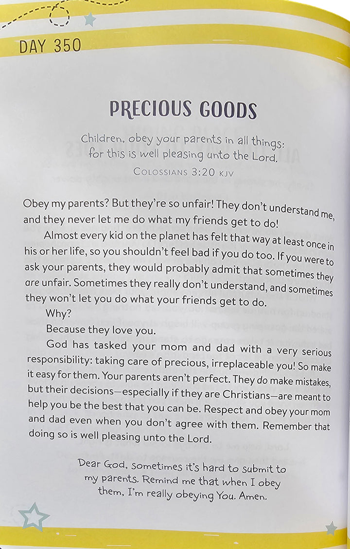 Daily Wisdom for Girls Paperback - Children&