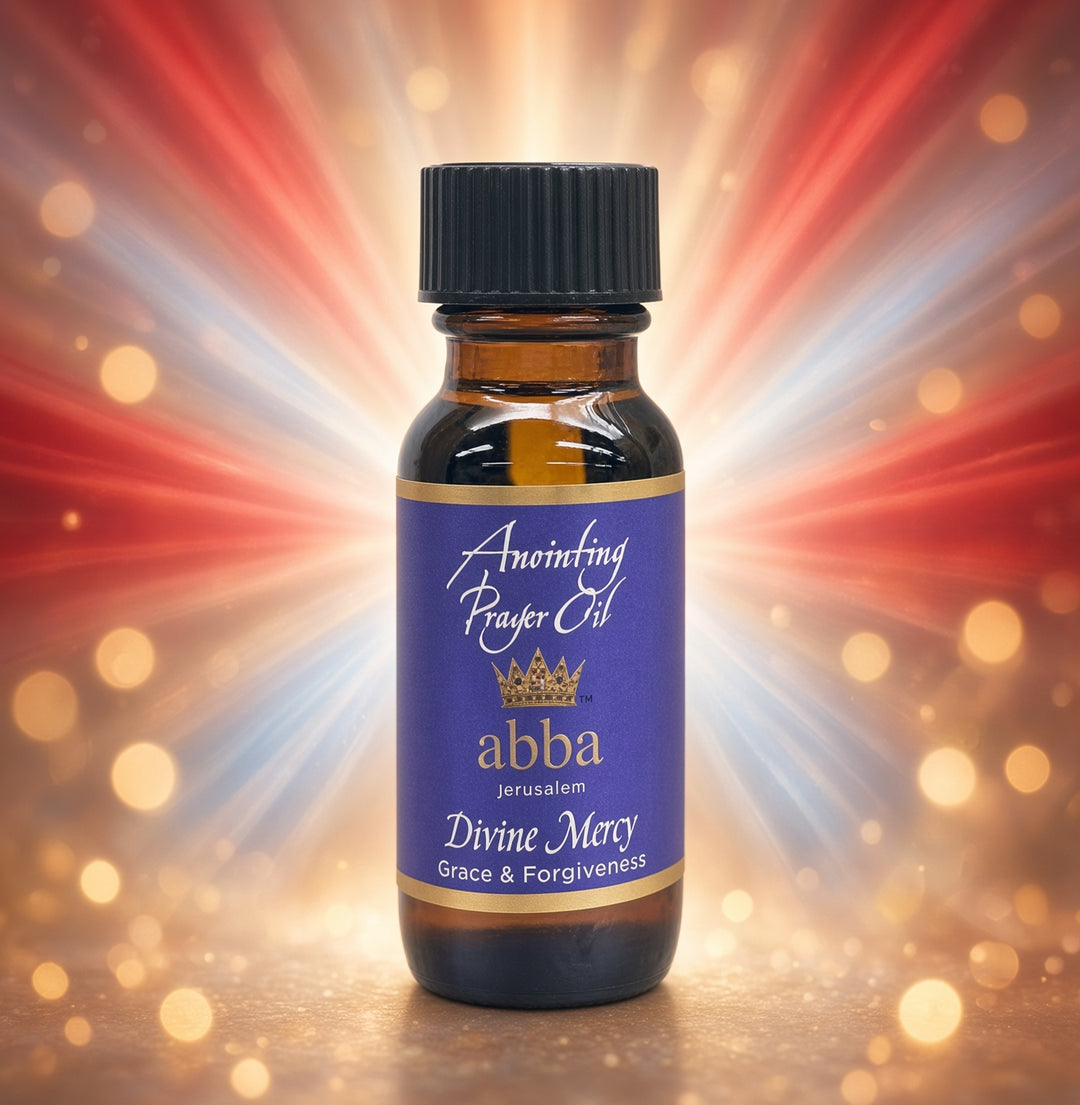 Divine Mercy Oil 1/4 oz to 4 oz Anointing Prayer