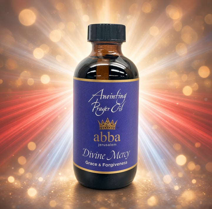 Divine Mercy Oil 1/4 oz to 4 oz Anointing Prayer