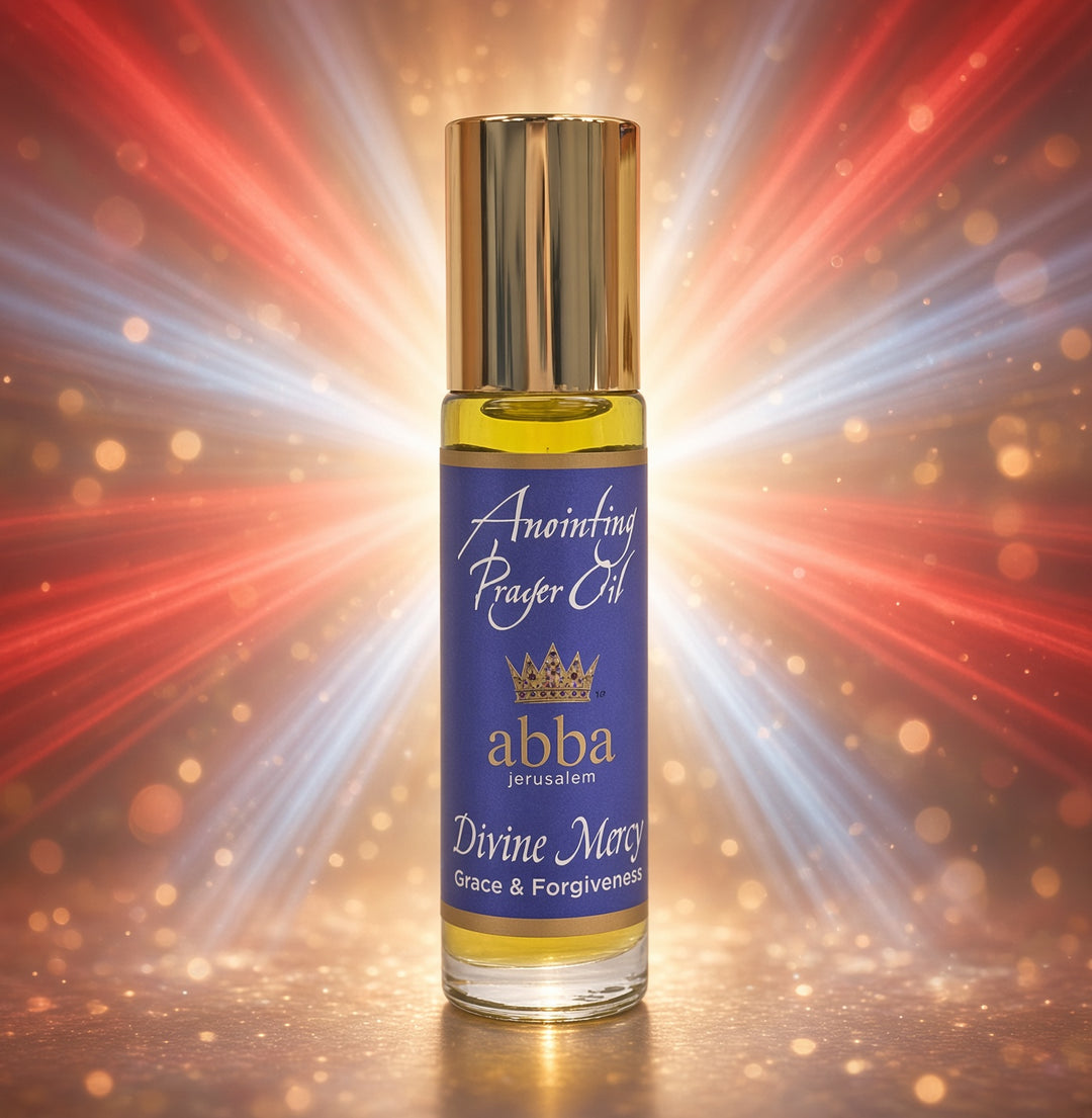 Divine Mercy Oil 1/4 oz to 4 oz Anointing Prayer