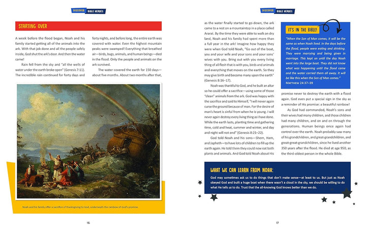 Discover Bible Heroes: An Illustrated Adventure for Kids Paperback by by Tracy M. Sumner