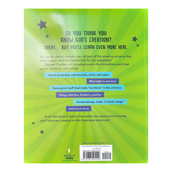 Discover Creation: An Illustrated Adventure for Kids Paperback – Illustrated by Tracy M. Sumner